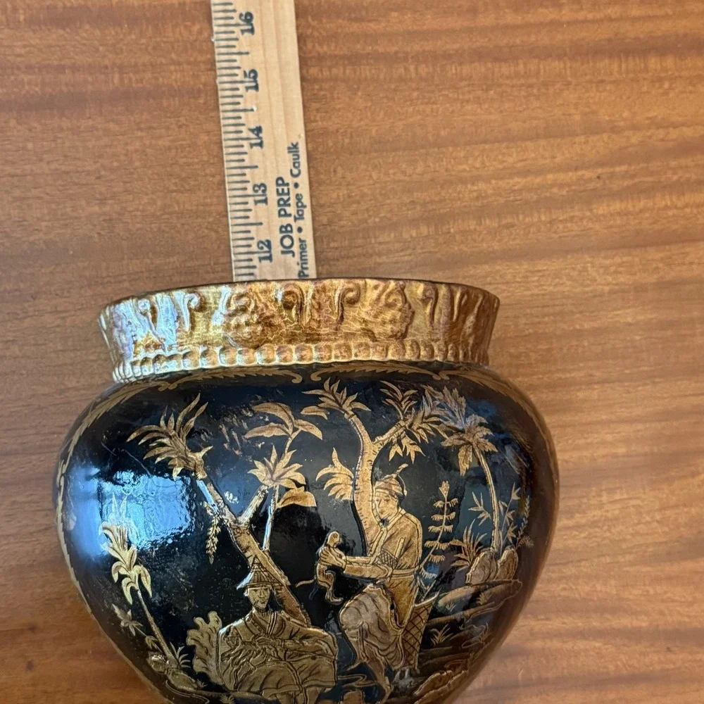 Chinoiserie Wall Vase Ceramic Wall‎ Pocket 11